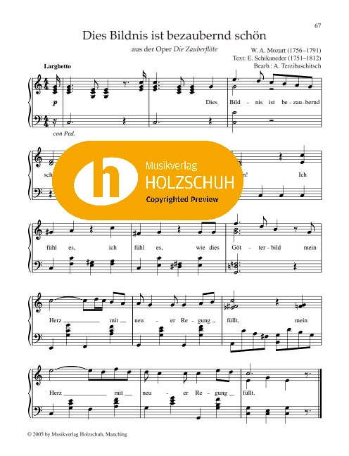 Dies Bildnis ist bezaubernd schön